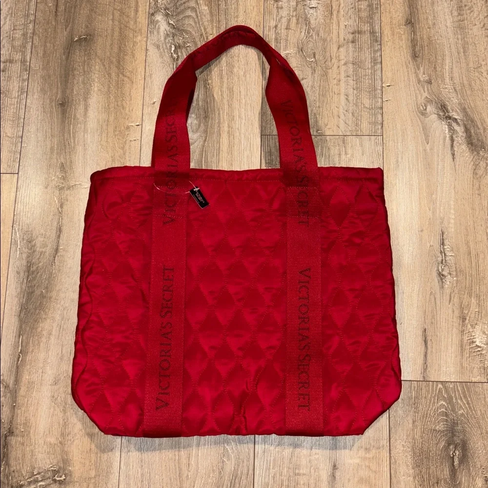 Victoria’s Secret Quilted Tote Bag